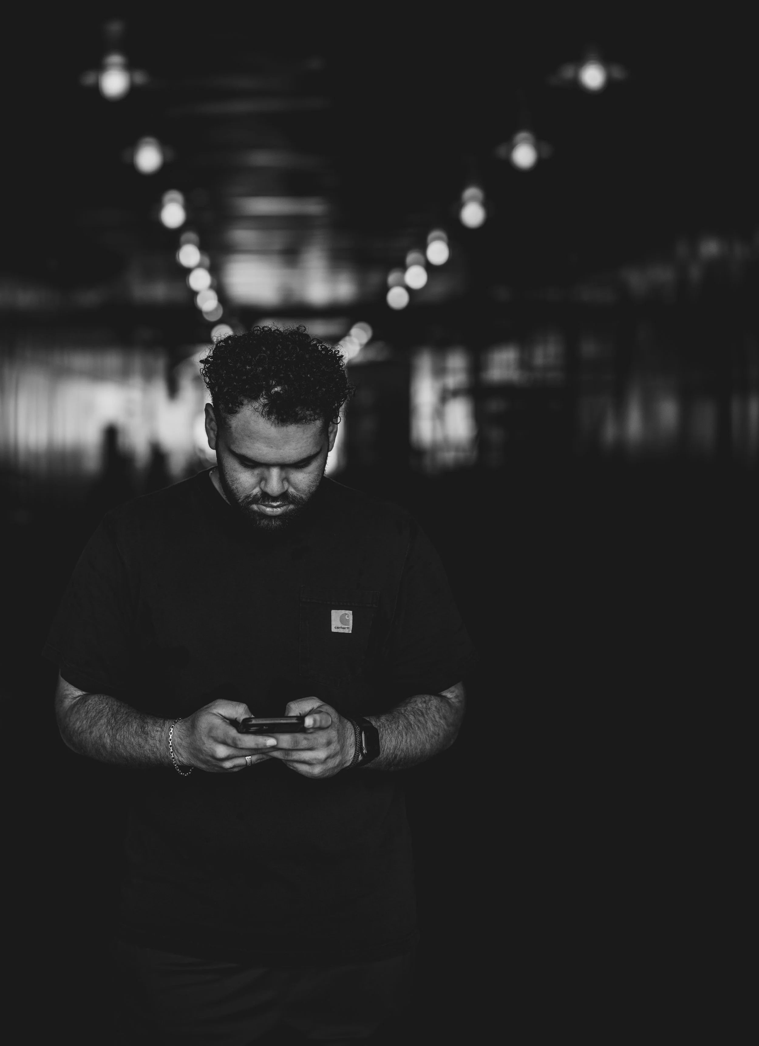 creative portrait on staten island ferry