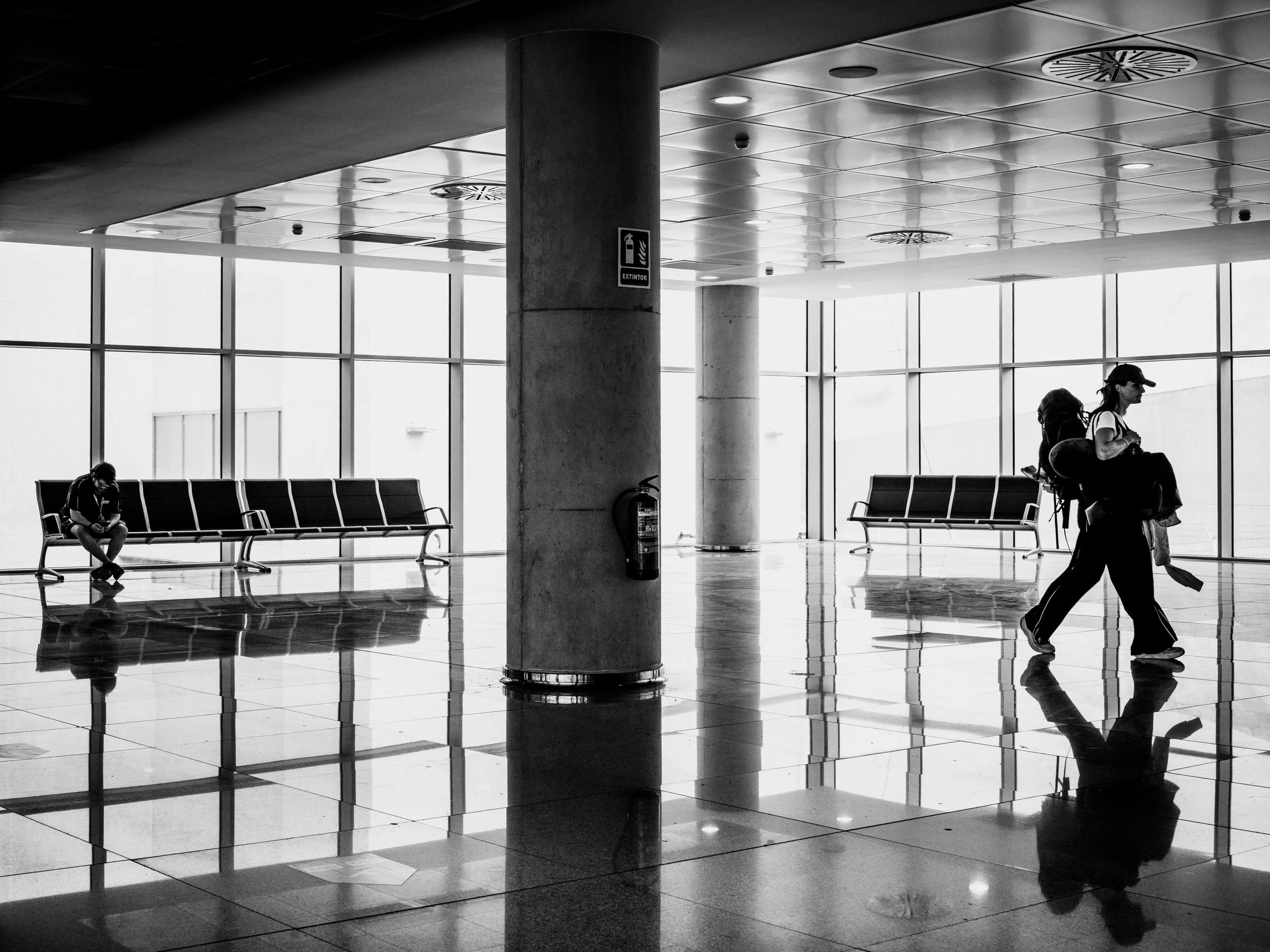 rest and rush at palma airport