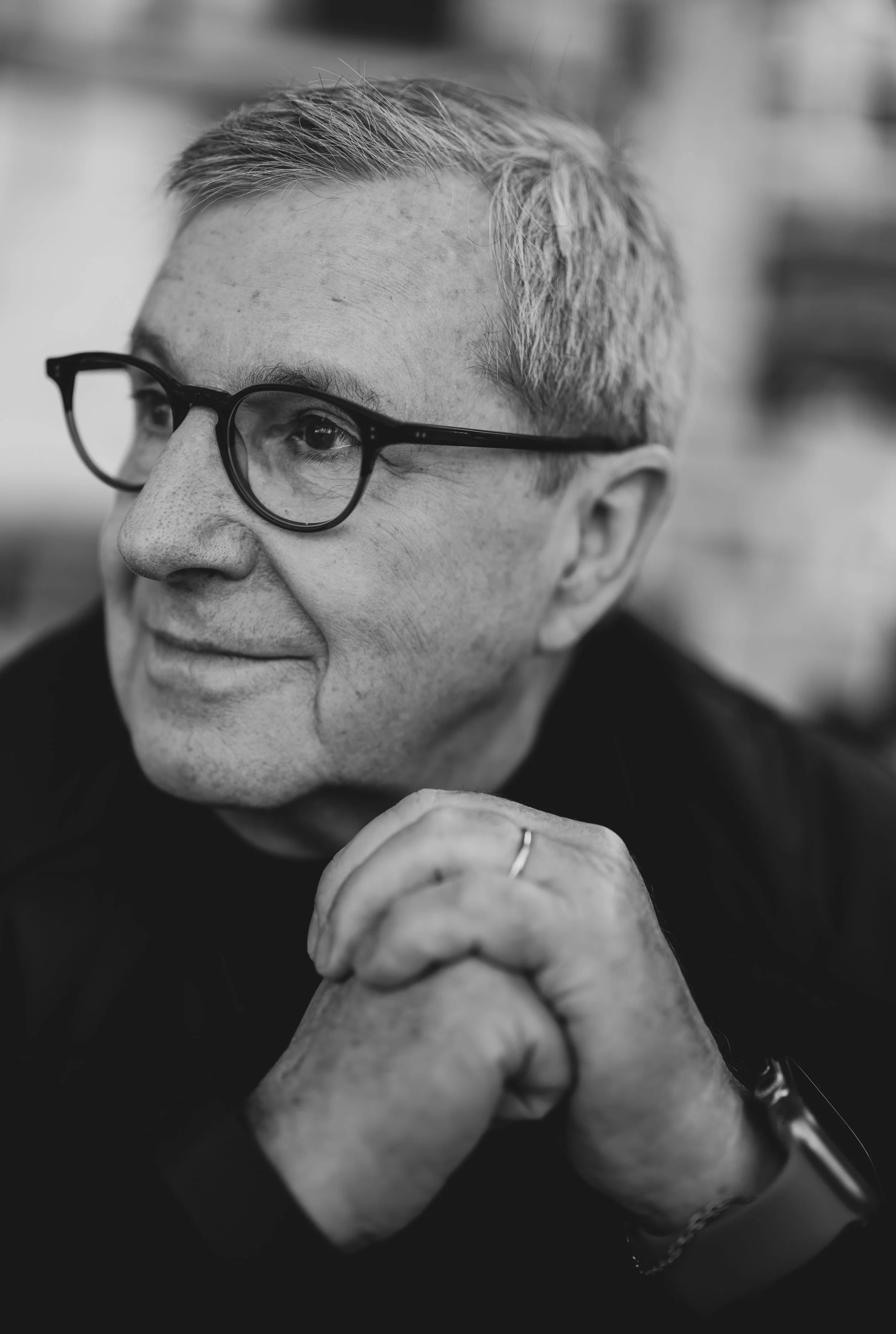 Portrait of Jan Hofer with Fujifilm GFX 100 II, GF 55mm f/1.7