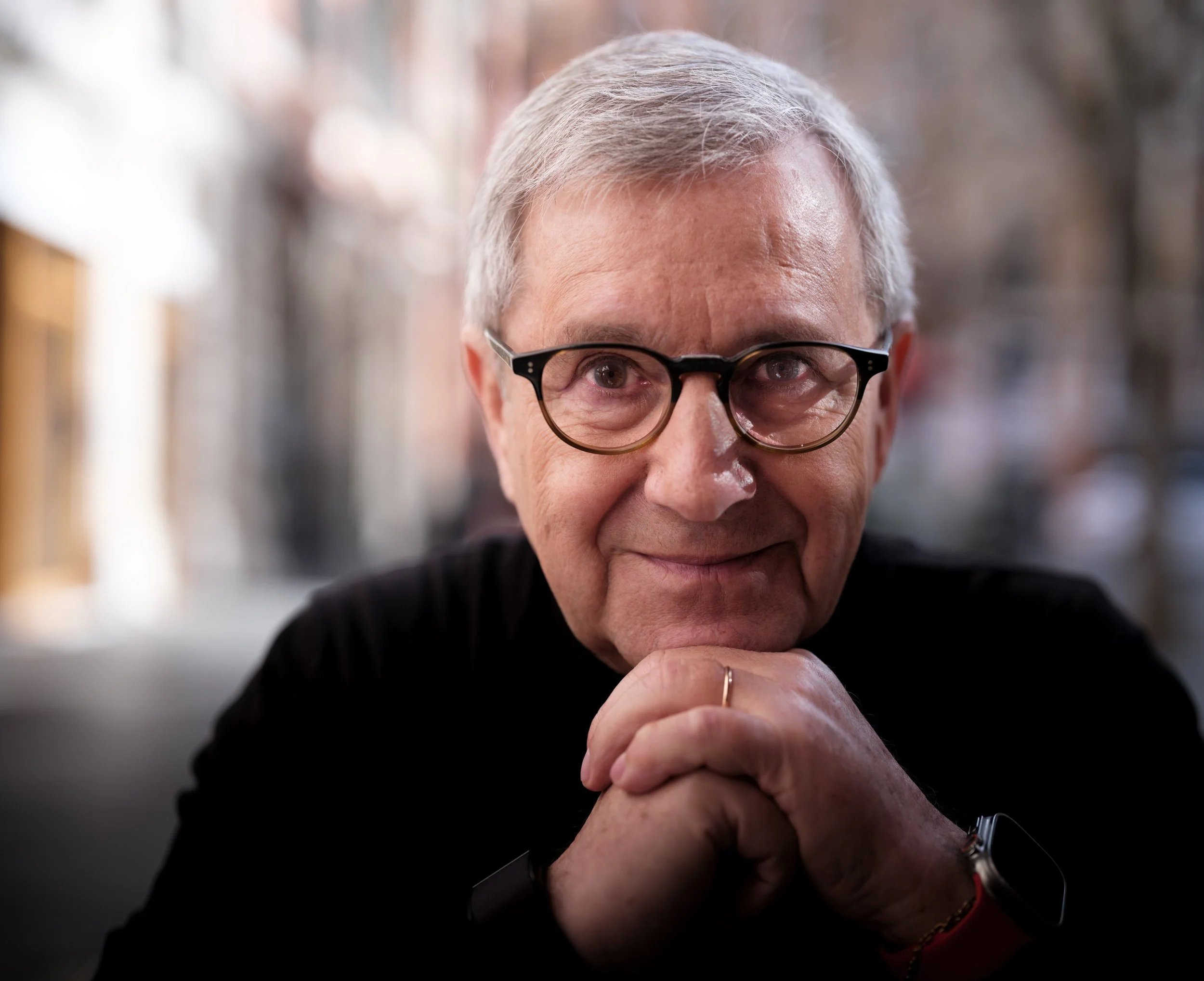 Portrait of Jan Hofer with FUJIFILM GFX 100 II, GF 55mm f/1.7