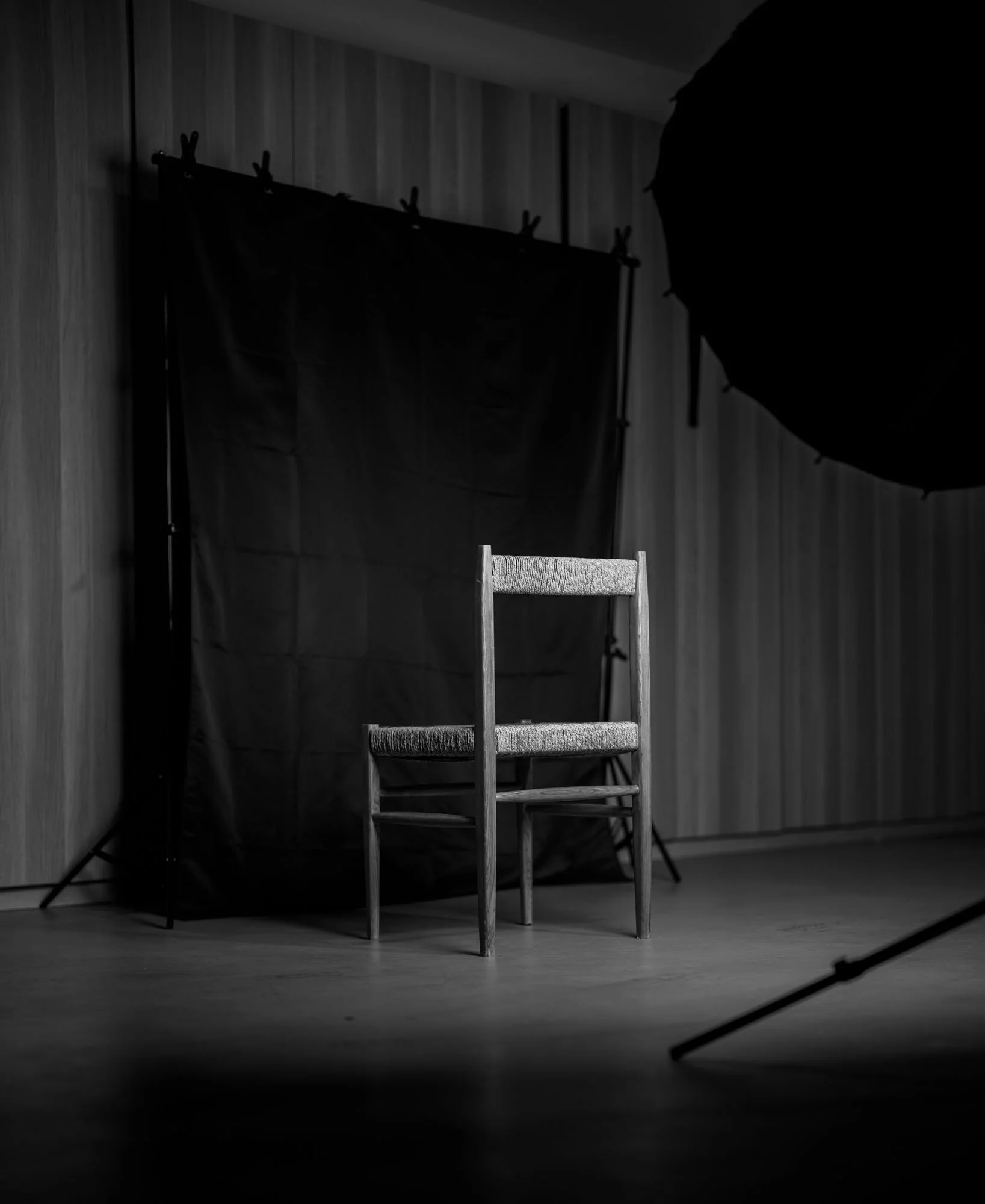 the whole garage studio setup